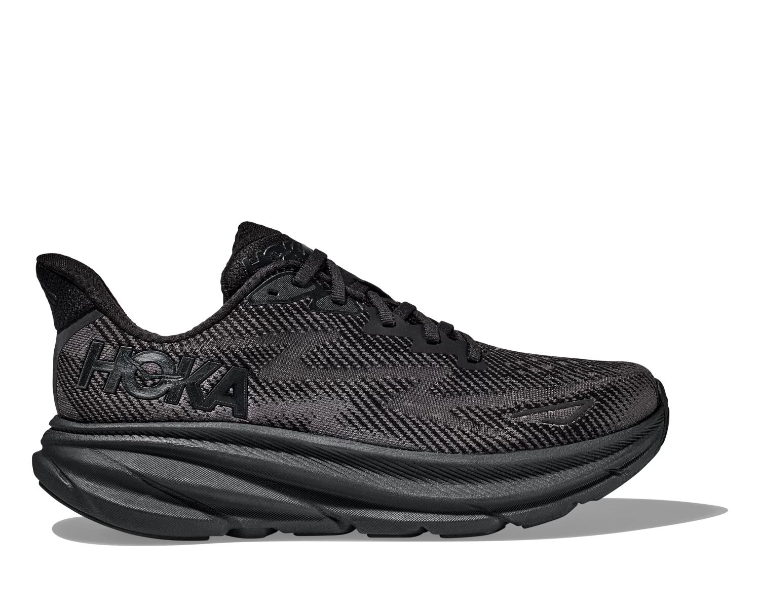Hoka Men's Clifton 9 (BBLC - Black/Black) 1 Hoka Men's Clifton 9 (BBLC - Black/Black)