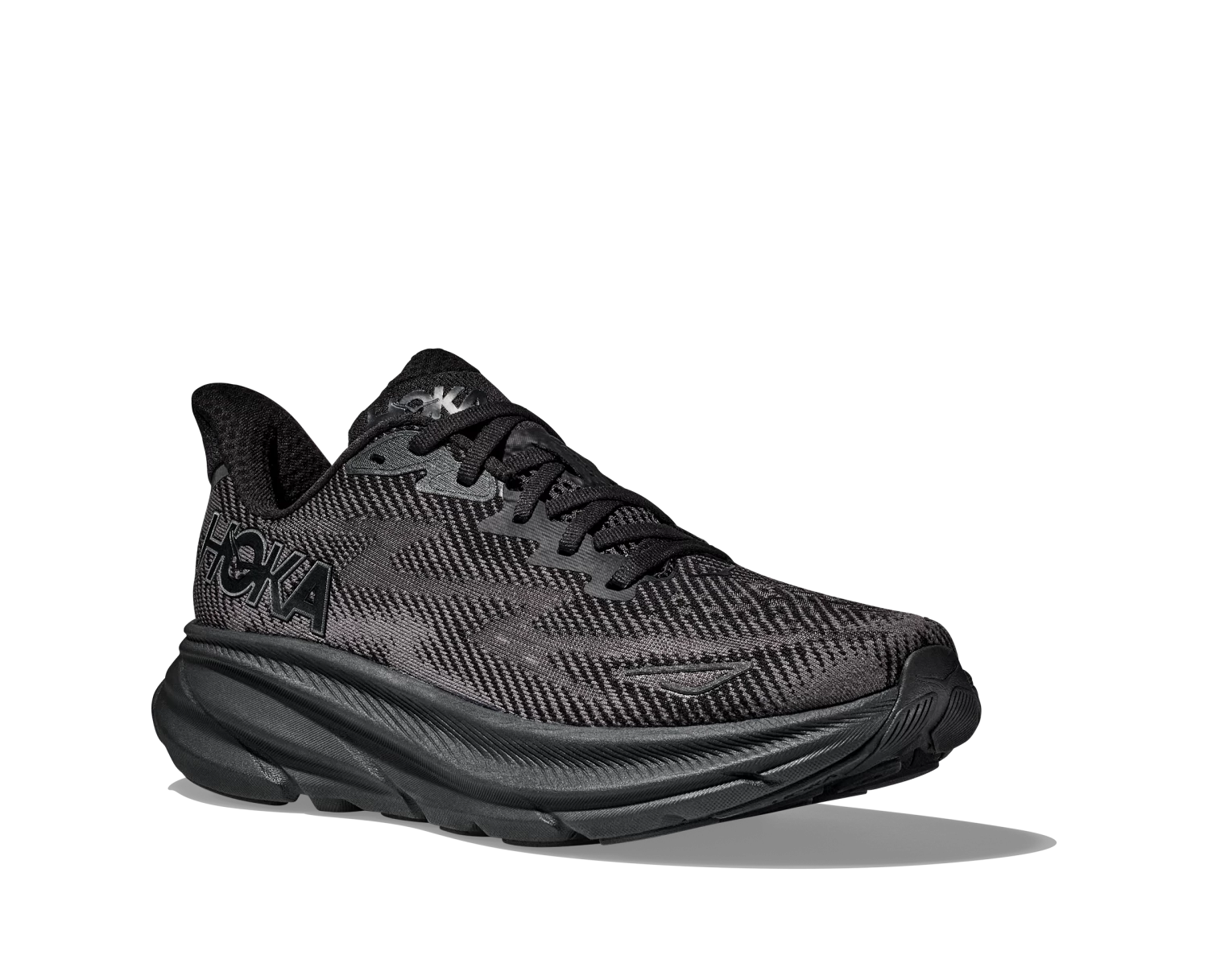 Hoka Men's Clifton 9 (BBLC - Black/Black) 3 Hoka Men's Clifton 9 (BBLC - Black/Black) - Image 3