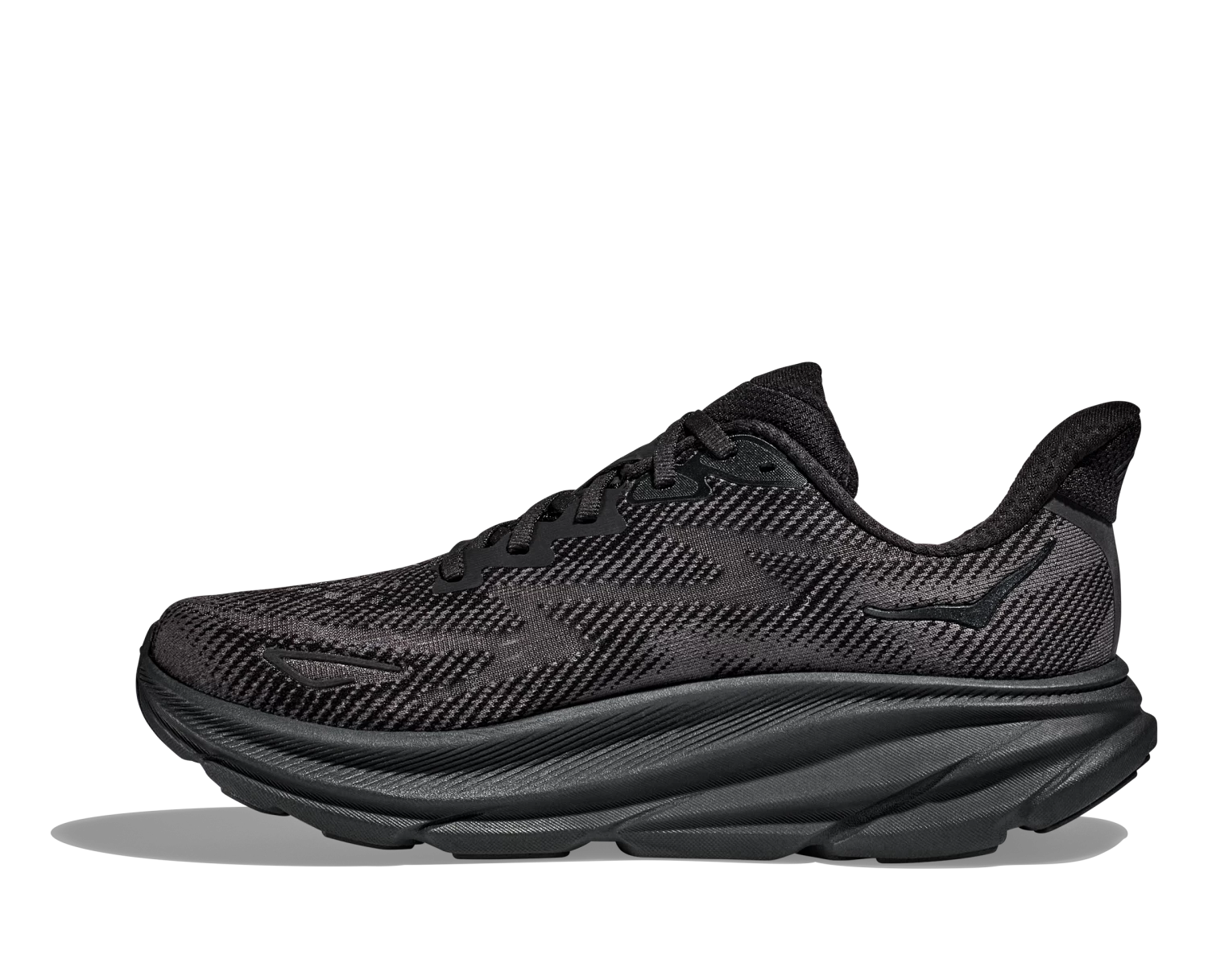 Hoka Men's Clifton 9 (BBLC - Black/Black) 2 Hoka Men's Clifton 9 (BBLC - Black/Black) - Image 2