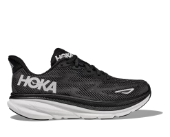 Hoka Men's Clifton 9 (BWHT - Black/White)