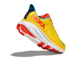 Hoka Men's Clifton 9 (PFMZ - Passion Fruit/Maize) -Saucony Store 1127895 PFMZ 4