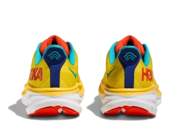 Hoka Men's Clifton 9 (PFMZ - Passion Fruit/Maize) -Saucony Store 1127895 PFMZ 5