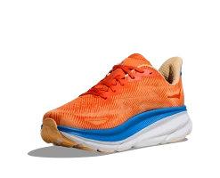 Hoka Men's Clifton 9 WIDE (VOIM - Vibrant Orange/Impala) -Saucony Store 1127895 VOIM 3 3e4b0bb0 7651 489d a0f9 75588987a545