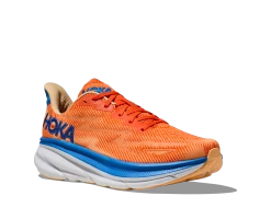 Hoka Men's Clifton 9 WIDE (VOIM - Vibrant Orange/Impala) -Saucony Store 1127895 VOIM 6 6316faa6 d458 4f13 b978 09eda15e84a3