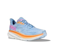 Hoka Women's Clifton 9 (ABIW - Airy Blu/Ice Water) -Saucony Store 1127896 ABIW 6