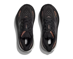 Hoka Women's Clifton 9 (BCPPR - Black/Copper) -Saucony Store 1127896 BCPPR 2