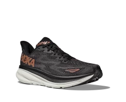 Hoka Women's Clifton 9 WIDE (BCPPR - Black/Copper) -Saucony Store 1127896 BCPPR 6 14b40dfc 3450 4825 af65 26c8cb72a72a