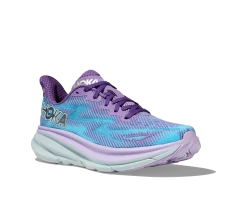 Hoka Women's Clifton 9 (CVPL - Chalk Violet/Pastel Lilac) -Saucony Store 1127896 CVPL 6