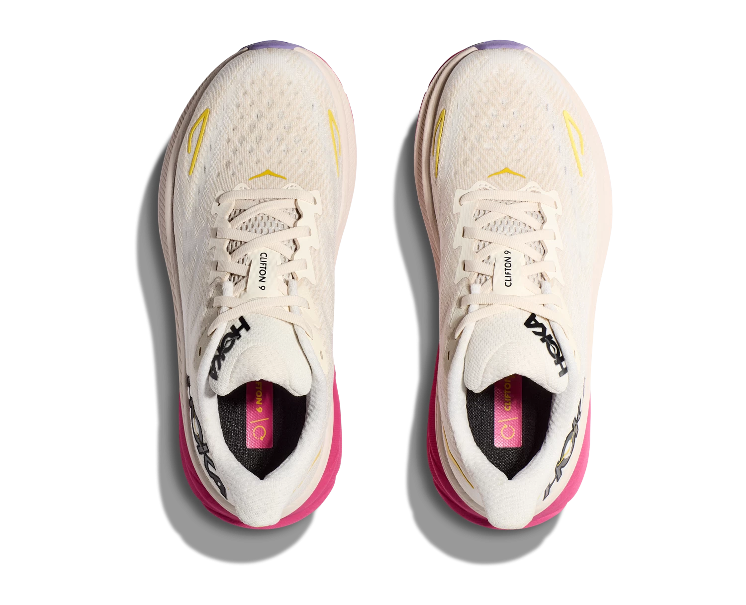 Hoka Women's Clifton 9 (EBDB - Eggnog/Blanc De Blanc) 4 Hoka Women's Clifton 9 (EBDB - Eggnog/Blanc De Blanc) - Image 4