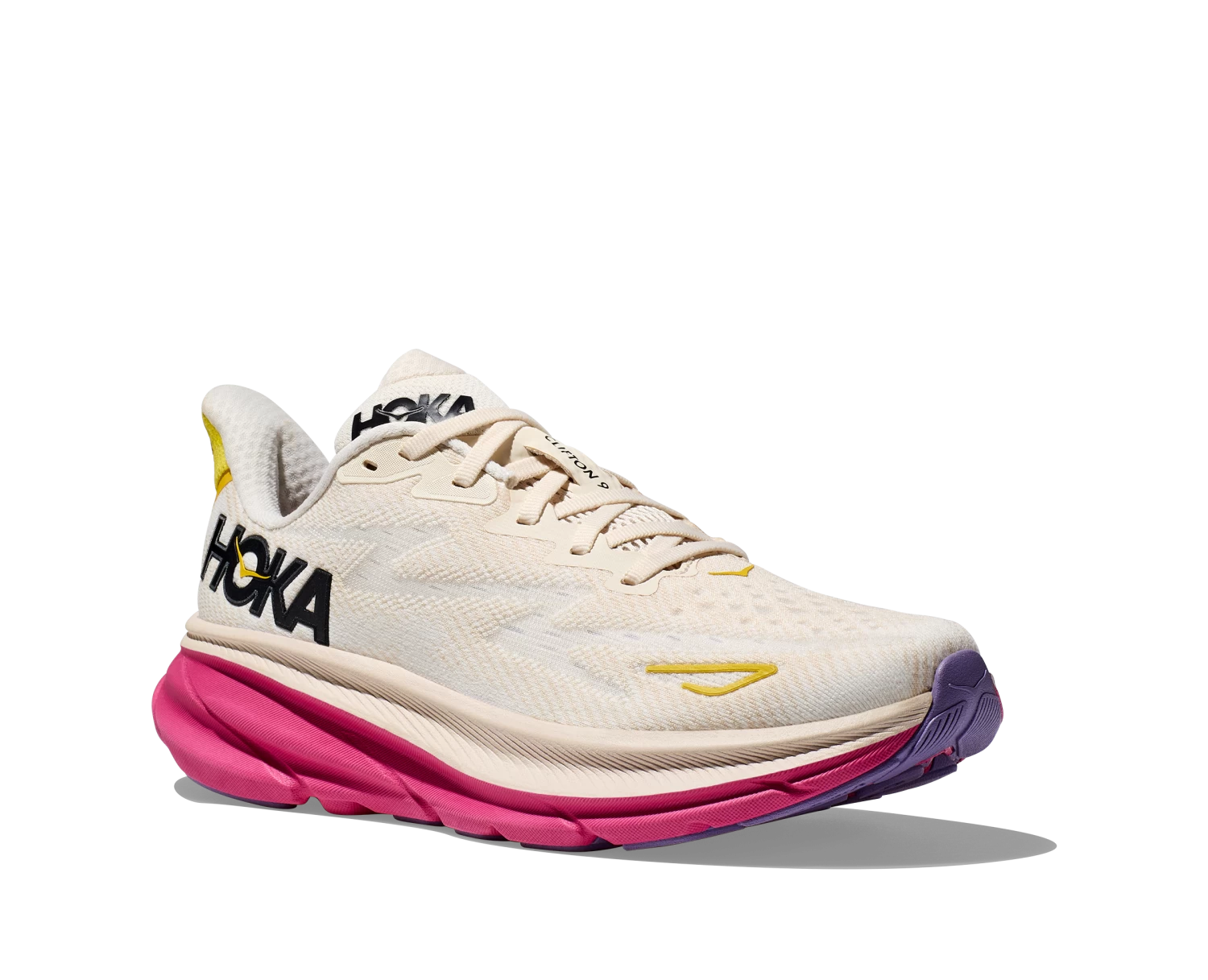 Hoka Women's Clifton 9 (EBDB - Eggnog/Blanc De Blanc) 2 Hoka Women's Clifton 9 (EBDB - Eggnog/Blanc De Blanc) - Image 2
