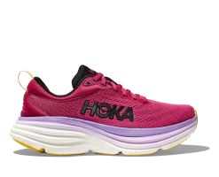 Hoka Women's Bondi 8 (CJPY - Cherries Jubilee/Pink Yarrow)
