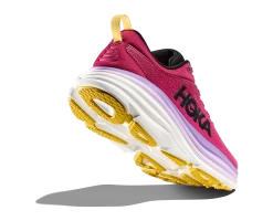 Hoka Women's Bondi 8 (CJPY - Cherries Jubilee/Pink Yarrow) -Saucony Store 1127952 CJPY 4