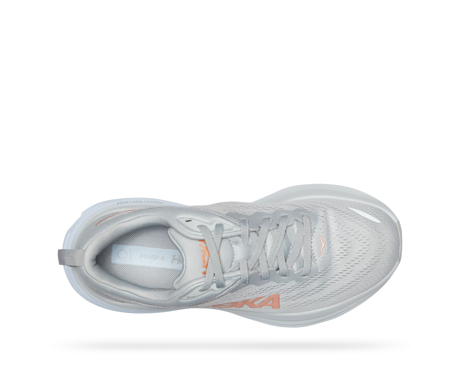 Hoka Women's Bondi 8 (HMLR - Harbor Mist/Lunar Rock) 5 Hoka Women's Bondi 8 (HMLR - Harbor Mist/Lunar Rock) - Image 5
