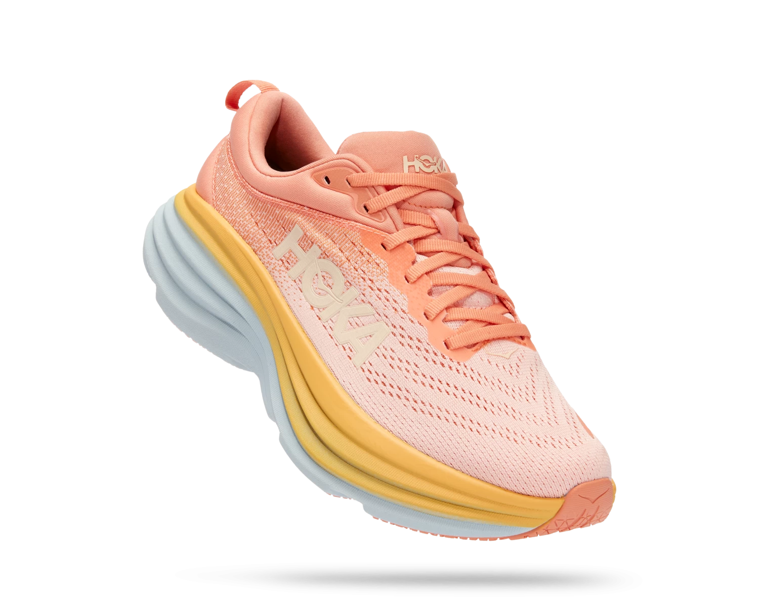 Hoka Women's Bondi 8 (SCPP - Shell Coral/Peach Parfait) 1 Hoka Women's Bondi 8 (SCPP - Shell Coral/Peach Parfait)