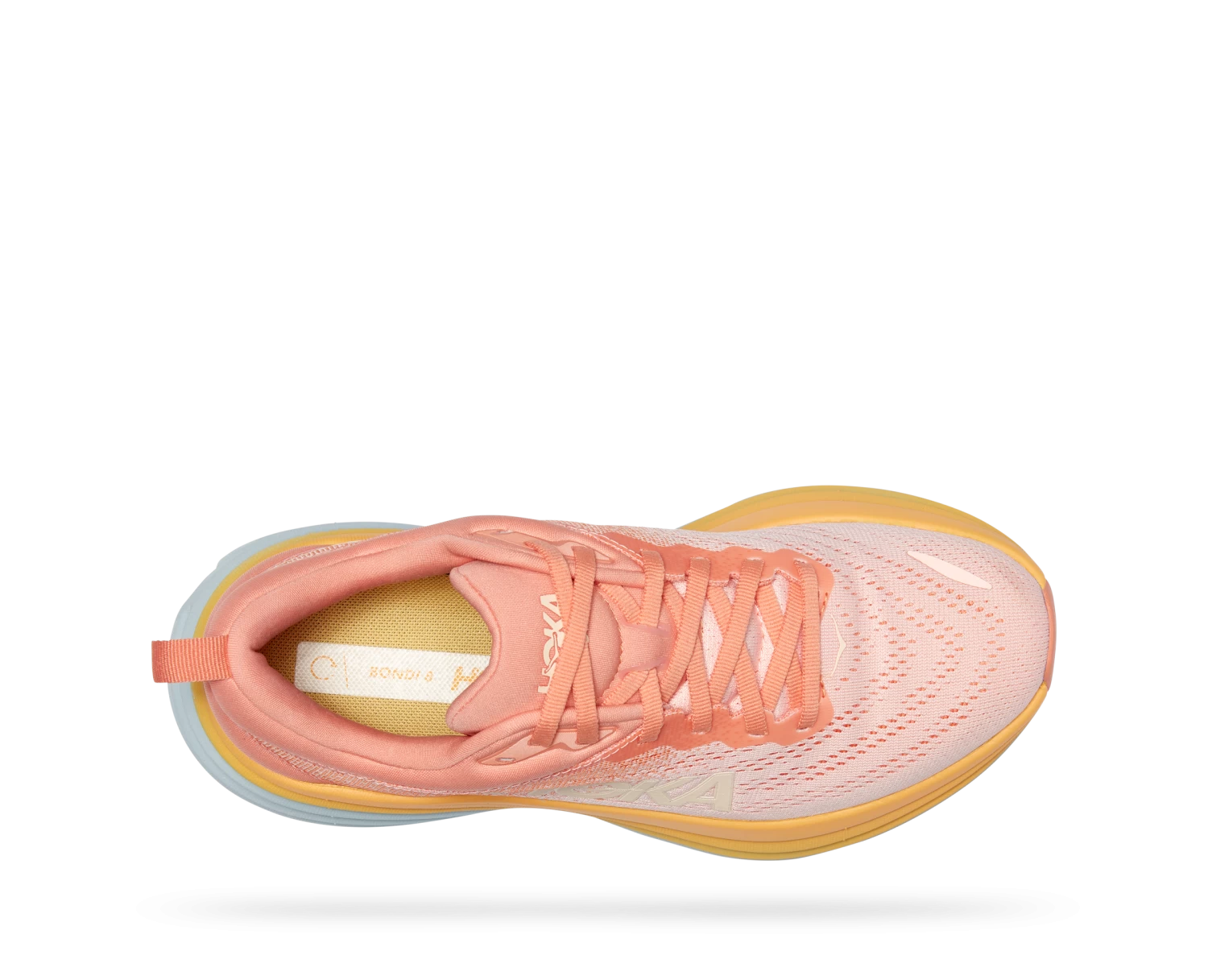 Hoka Women's Bondi 8 (SCPP - Shell Coral/Peach Parfait) 5 Hoka Women's Bondi 8 (SCPP - Shell Coral/Peach Parfait) - Image 5