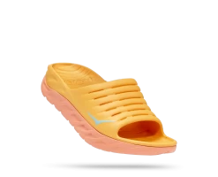 Hoka Unisex Ora Recovery Slide (AYSC - Amber Yellow/Shell Coral)