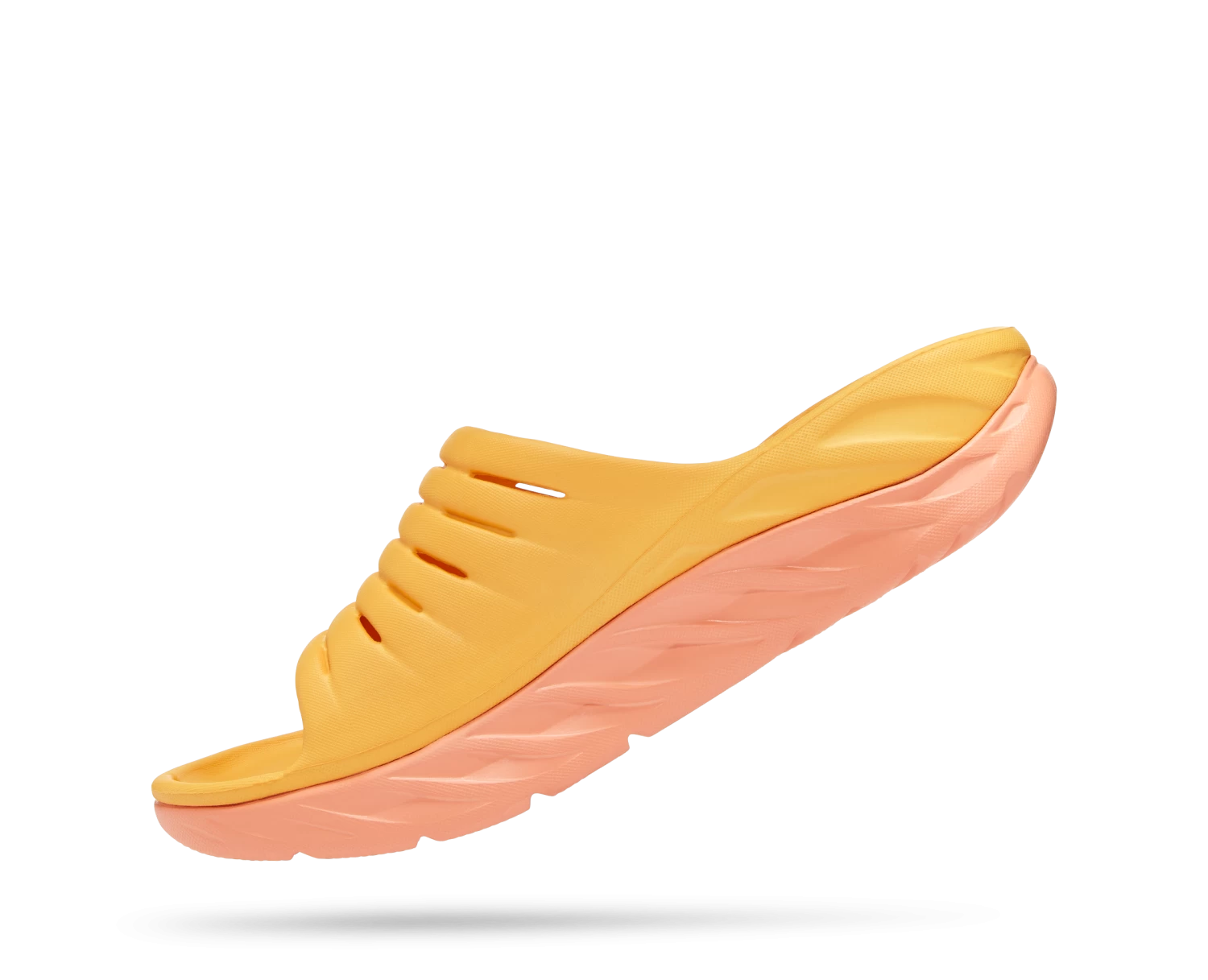 Hoka Unisex Ora Recovery Slide (AYSC - Amber Yellow/Shell Coral) 4 Hoka Unisex Ora Recovery Slide (AYSC - Amber Yellow/Shell Coral) - Image 4