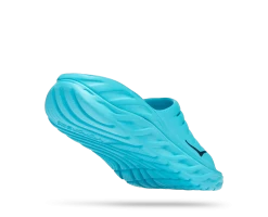 Hoka Unisex Ora Recovery Slide (SBBB - Scuba Blue/Bellwether) 8 Hoka Unisex Ora Recovery Slide (SBBB - Scuba Blue/Bellwether) -Saucony Store 1134527 SBBB 3