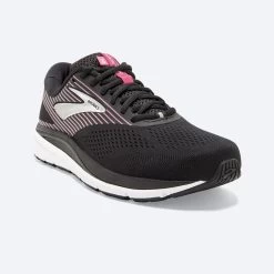 BROOKS Women's Addiction 14 (050 - Black/Hot Pink/Silver) -Saucony Store 120306 050 a addiction 14 womens cushion running shoe