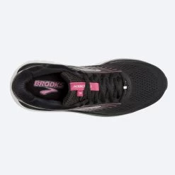 BROOKS Women's Addiction 14 (050 - Black/Hot Pink/Silver) -Saucony Store 120306 050 o addiction 14 womens cushion running shoe