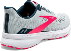 BROOKS Women's Launch 8 (110 - Ice Flow/Navy/Pink) -Saucony Store 120345 110 H Launch 8
