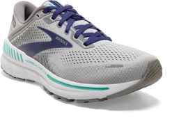 BROOKS Women's Adrenaline GTS 22 (045 - Alloy/Blue/Green) -Saucony Store 120353 045 A Adrenaline GTS 22