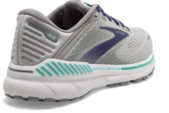 BROOKS Women's Adrenaline GTS 22 (045 - Alloy/Blue/Green) -Saucony Store 120353 045 H Adrenaline GTS 22