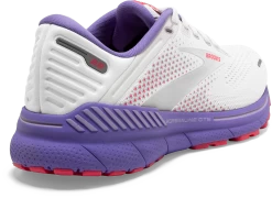 BROOKS Women's Adrenaline GTS 22 (105 - White/Coral/Purple) 9 BROOKS Women's Adrenaline GTS 22 (105 - White/Coral/Purple) -Saucony Store 120353 105 H Adrenaline GTS 22