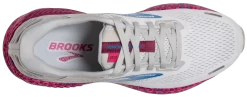 BROOKS Women's Adrenaline GTS 22 (160 - White/Oyster/Brilliant) -Saucony Store 120353 160 O Adrenaline GTS 22