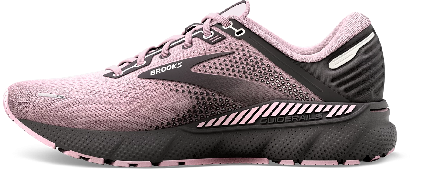 BROOKS Women's Adrenaline GTS 22 (678 - Pink/Blackened Pearl) 2 BROOKS Women's Adrenaline GTS 22 (678 - Pink/Blackened Pearl) - Image 2