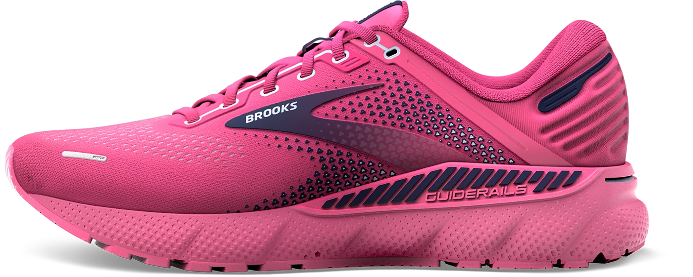 BROOKS Women's Adrenaline GTS 22 (684 - Rose/Peacoat/Kentucky Blue) 2 BROOKS Women's Adrenaline GTS 22 (684 - Rose/Peacoat/Kentucky Blue) - Image 2