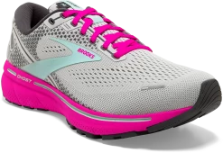 BROOKS Women's Ghost 14 (024 - Oyster/Yucca/Pink) -Saucony Store 120356 024 A Ghost 14