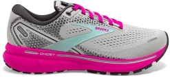 BROOKS Women's Ghost 14 (024 - Oyster/Yucca/Pink)