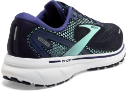 BROOKS Women's Ghost 14 (446 - Peacoat/Yucca/Navy) -Saucony Store 120356 446 H Ghost 14