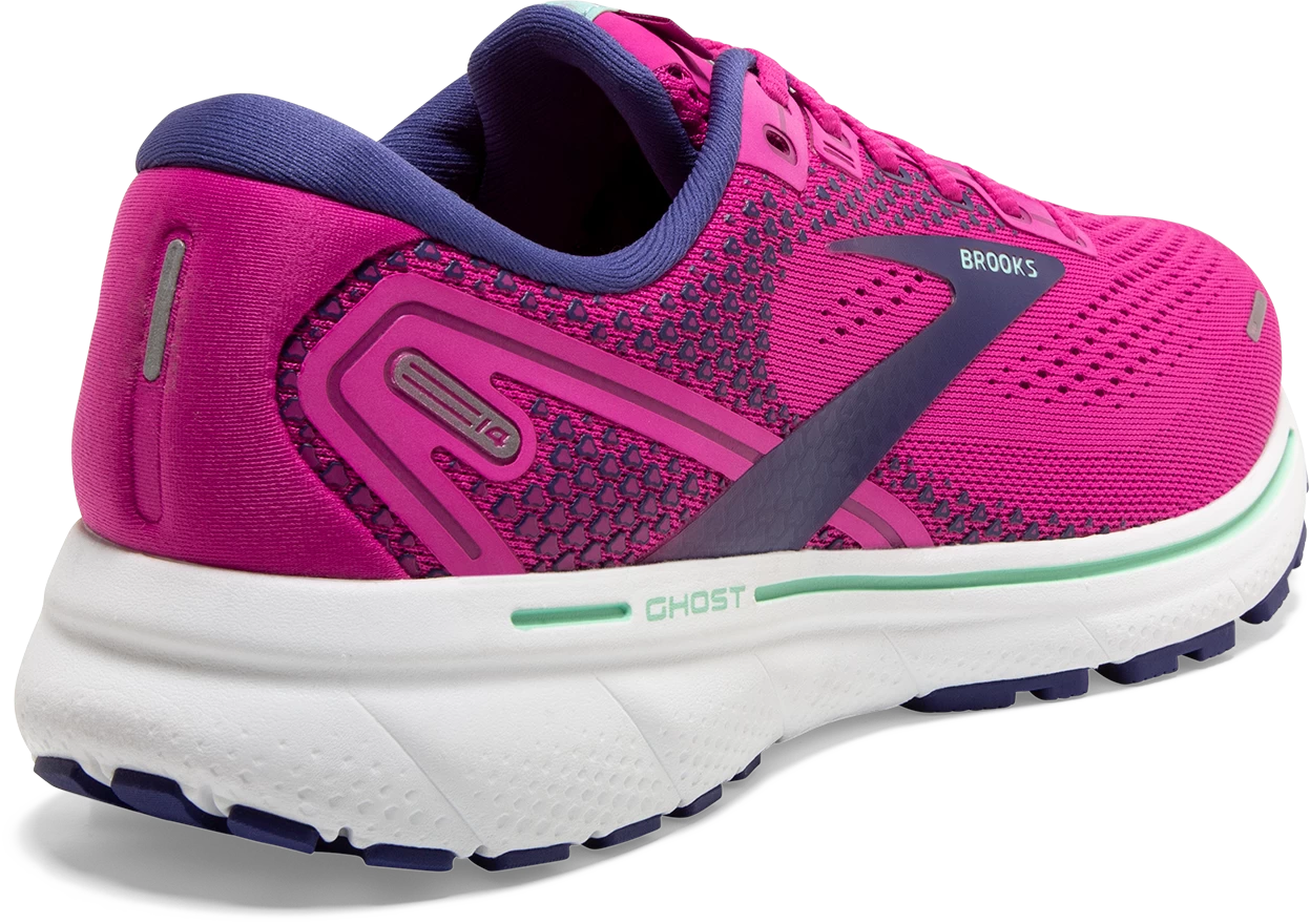 BROOKS Women's Ghost 14 (612 - Fuchsia/Yucca/Navy) 3 BROOKS Women's Ghost 14 (612 - Fuchsia/Yucca/Navy) - Image 3
