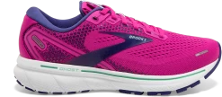 BROOKS Women's Ghost 14 (612 - Fuchsia/Yucca/Navy)
