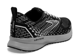 BROOKS Women's Levitate 5 (090 - Black/Grey/White) -Saucony Store 120357 090 H Levitate 5