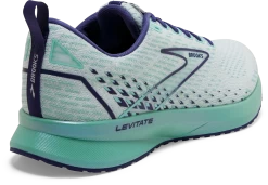 BROOKS Women's Levitate 5 (127 - White/Navy Blue/Yucca) 9 BROOKS Women's Levitate 5 (127 - White/Navy Blue/Yucca) -Saucony Store 120357 127 H Levitate 5