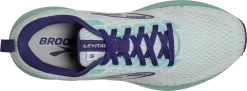 BROOKS Women's Levitate 5 (127 - White/Navy Blue/Yucca) 10 BROOKS Women's Levitate 5 (127 - White/Navy Blue/Yucca) -Saucony Store 120357 127 O Levitate 5