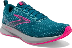 BROOKS Women's Levitate 5 (423 - Blue/Porcelain/Pink) -Saucony Store 120357 423 A Levitate 5
