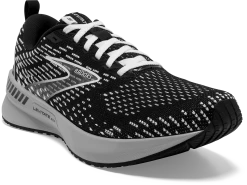 BROOKS Women's Levitate 5 GTS (090 - Black/Grey/White) 8 BROOKS Women's Levitate 5 GTS (090 - Black/Grey/White) -Saucony Store 120358 090 A Levitate GTS 5
