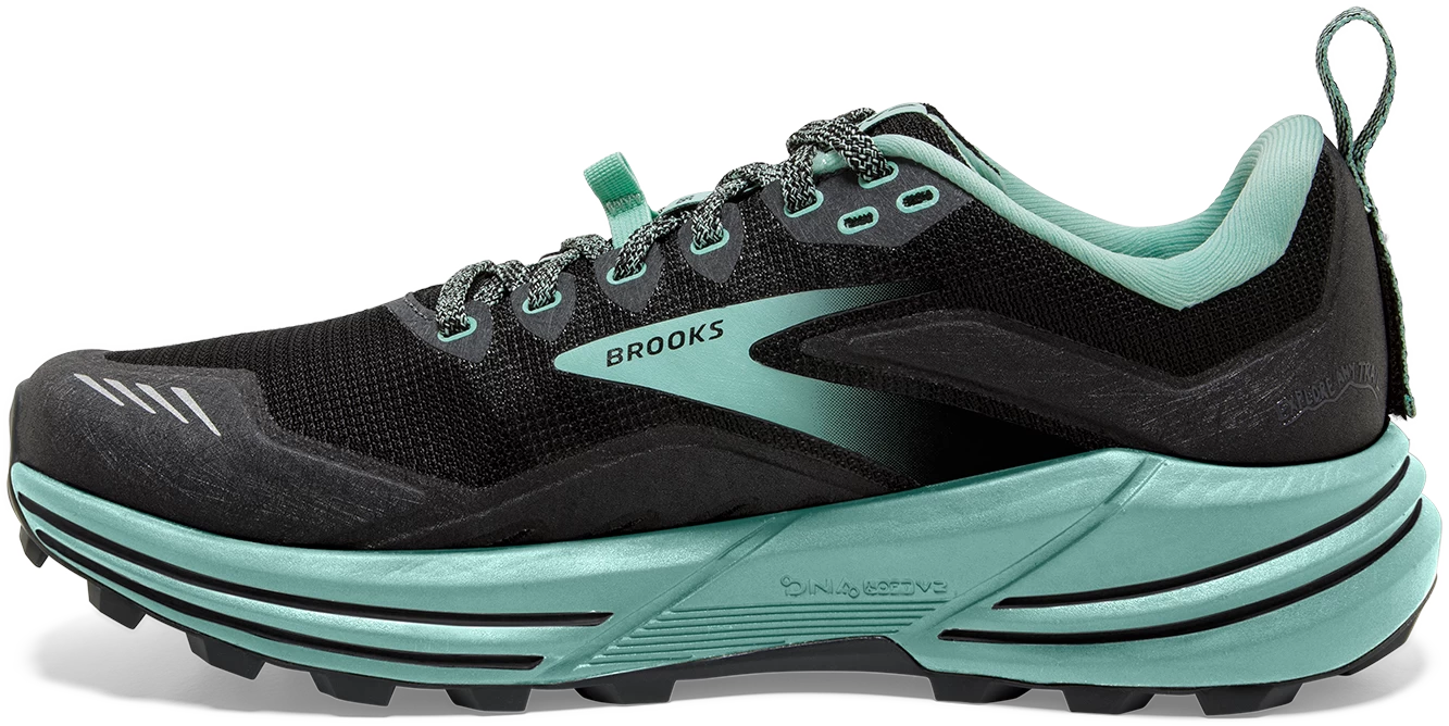 BROOKS Women's Cascadia 16 (049 - Black/Ebony/Yucca) 2 BROOKS Women's Cascadia 16 (049 - Black/Ebony/Yucca) - Image 2
