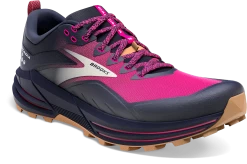BROOKS Women's Cascadia 16 (425 - Peacoat/Pink/Biscuit) 8 BROOKS Women's Cascadia 16 (425 - Peacoat/Pink/Biscuit) -Saucony Store 120363 425 A Cascadia 16