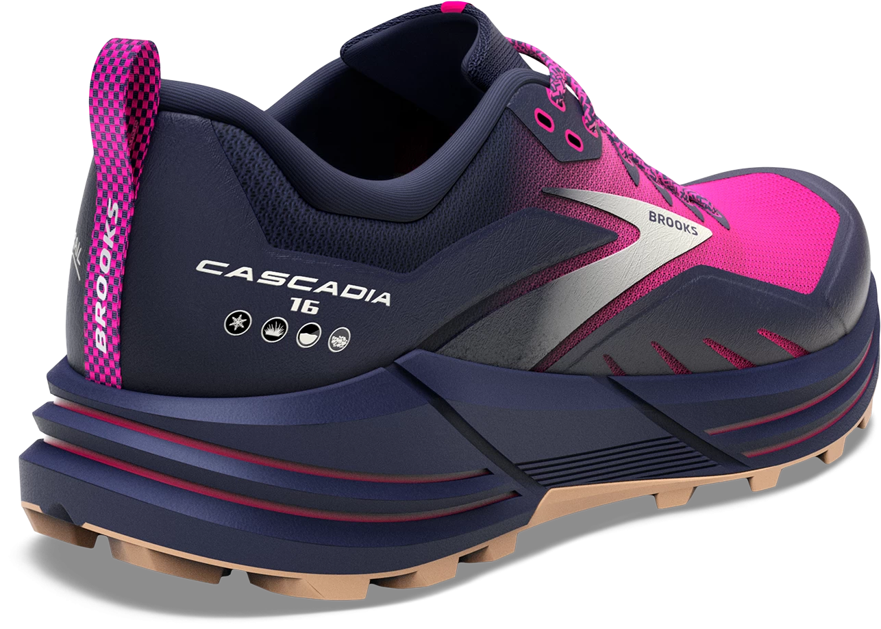 BROOKS Women's Cascadia 16 (425 - Peacoat/Pink/Biscuit) 4 BROOKS Women's Cascadia 16 (425 - Peacoat/Pink/Biscuit) - Image 4