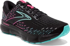 BROOKS Women’s Glycerin 20 (005 - Black/Blue Light/Pink) -Saucony Store 120369 005 A Glycerin 20