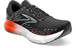 BROOKS Women’s Glycerin 20 (045- Black/Red/Opal) -Saucony Store 120369 045 A Glycerin 20