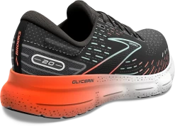 BROOKS Women’s Glycerin 20 (045- Black/Red/Opal) -Saucony Store 120369 045 H Glycerin 20