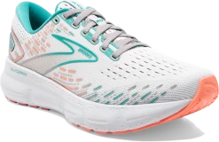 BROOKS Women’s Glycerin 20 (061 - Oyster/Latigo Bay/Coral) -Saucony Store 120369 061 A Glycerin 20