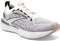 BROOKS Women’s Glycerin Stealthfit GTS 20 (163 - White/Black/Cream) -Saucony Store 120371 163 A Glycerin StealthFit GTS 20