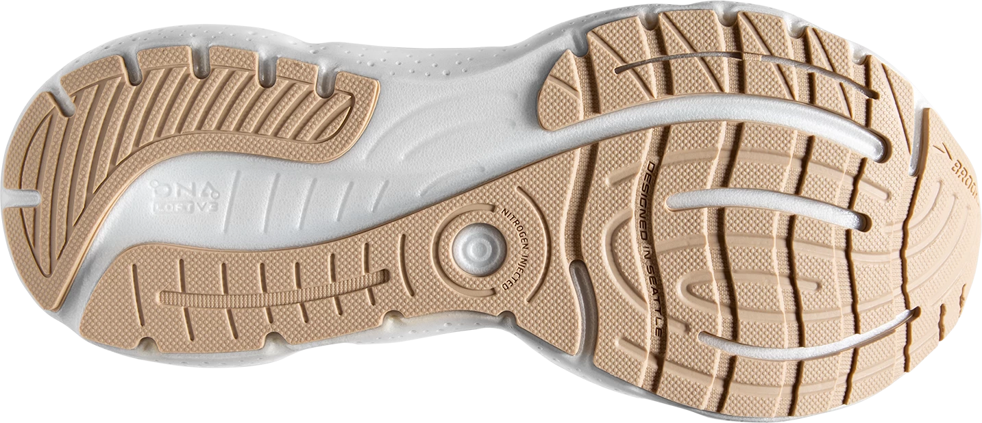 BROOKS Women's Glycerin 20 Stealthfit (163 - White/Black/Cream) 6 BROOKS Women's Glycerin 20 Stealthfit (163 - White/Black/Cream) - Image 6